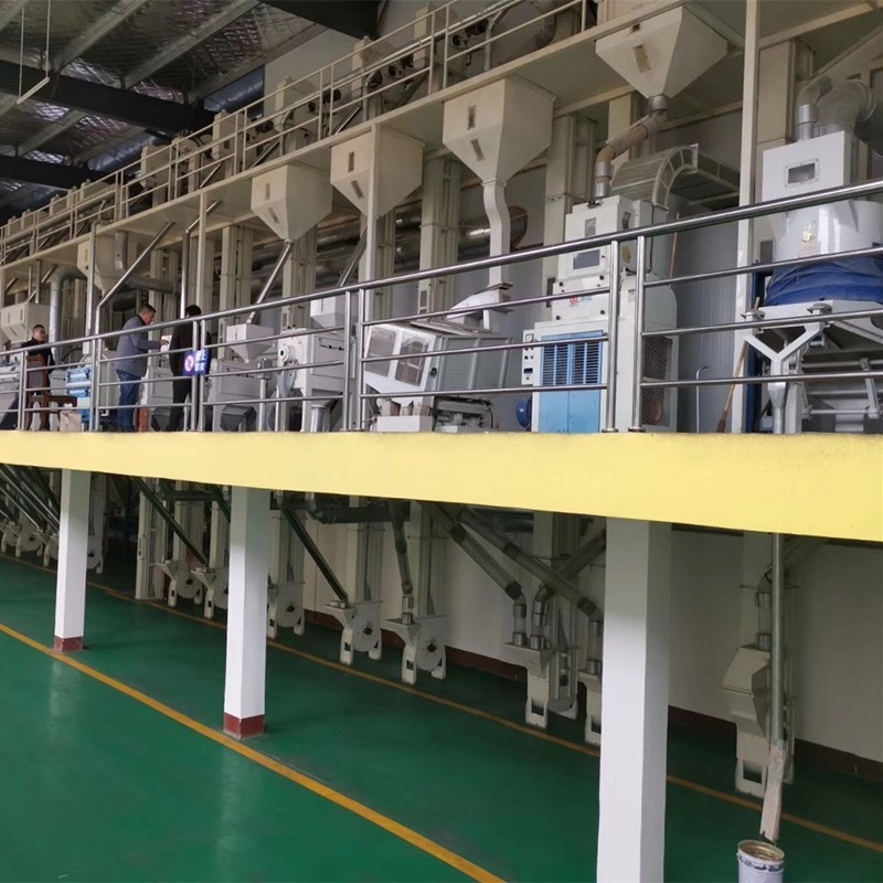 Capacity 100 Tons Per Day Rice Mill Machine Complete Set Electric Rice Mill